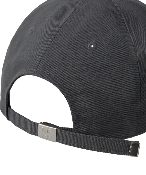 Signature Logo ball cap - CHARCOAL