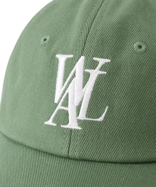 Signature Logo ball cap - DUSTY GREEN