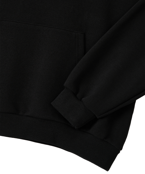 Signature standard hoodie - BLACK