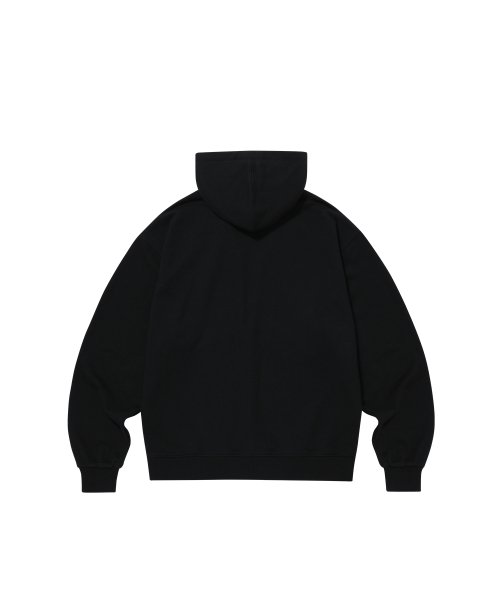 Signature hood zip-up - BLACK