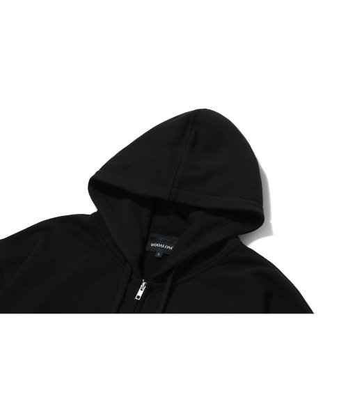 Signature hood zip-up - BLACK