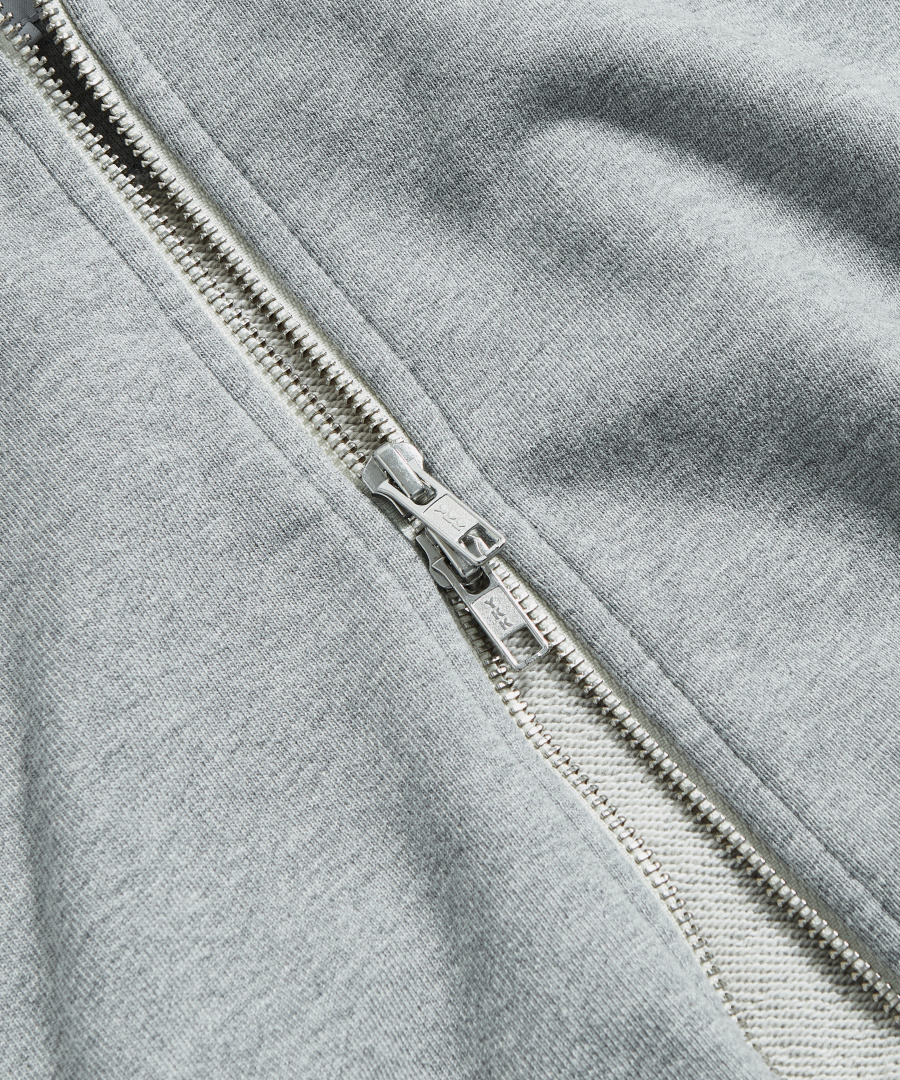 Heritage Heavy Weight Zip Hoodie Grey 상세 이미지 23