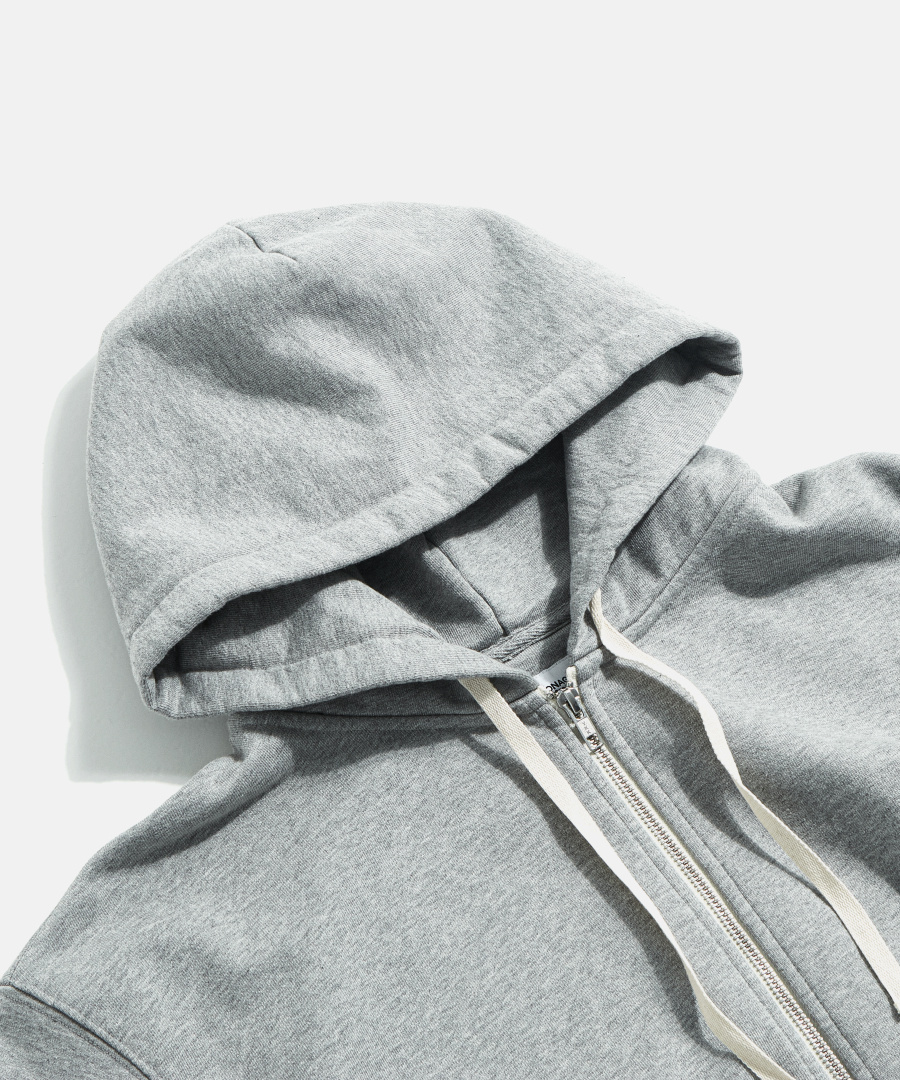 Heritage Heavy Weight Zip Hoodie Grey 상세 이미지 22