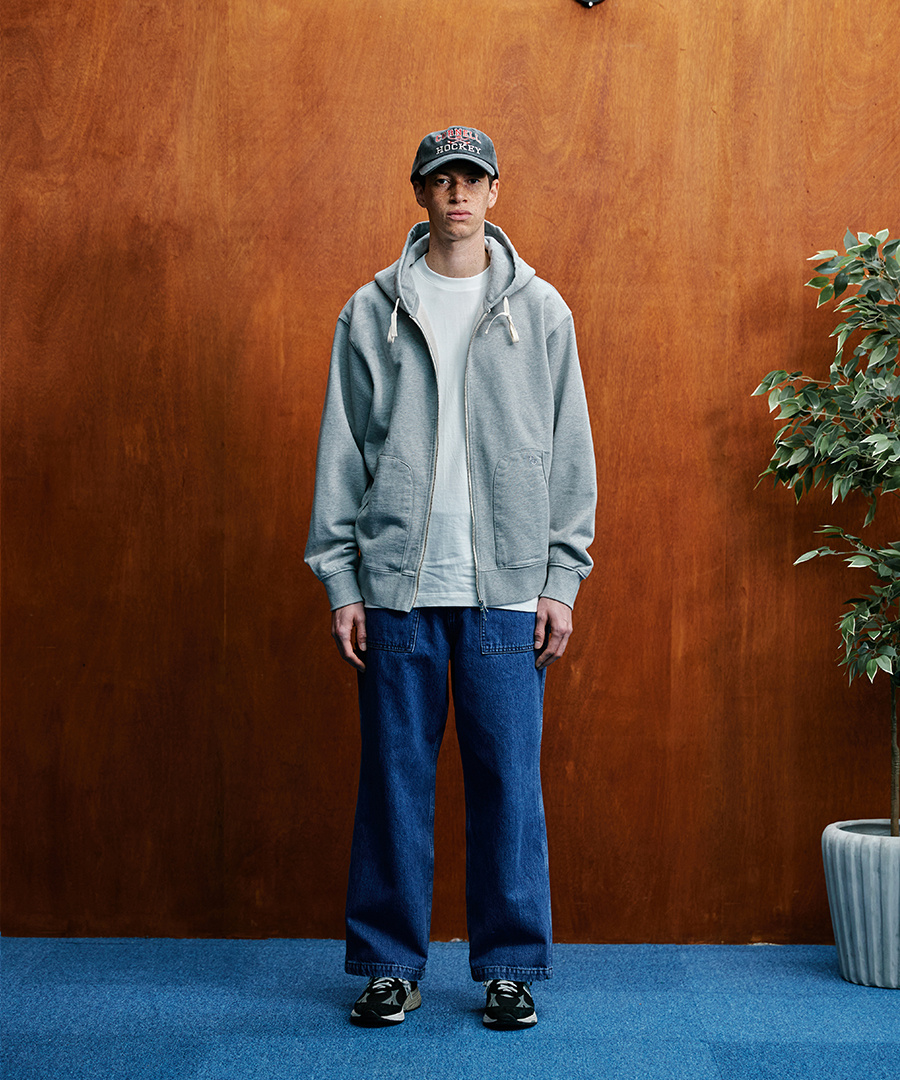 Heritage Heavy Weight Zip Hoodie Grey 상세 이미지 11