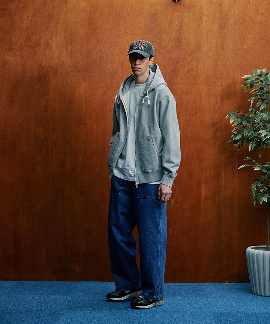 Heritage Heavy Weight Zip Hoodie Grey 상세 이미지 12