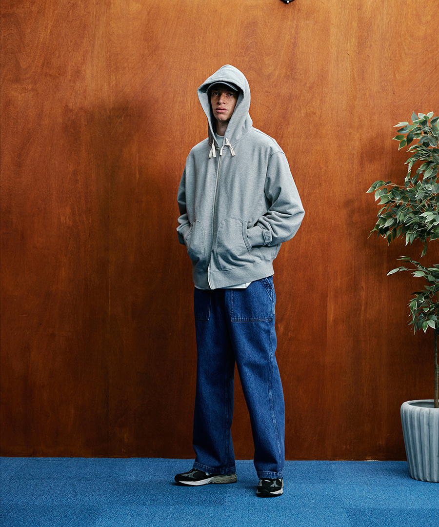 Heritage Heavy Weight Zip Hoodie Grey 상세 이미지 13