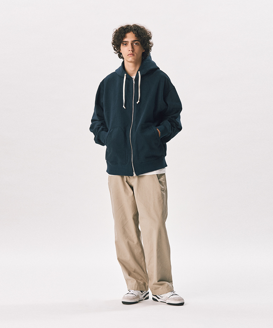 Heritage Heavy Weight Zip Hoodie Grey 상세 이미지 20