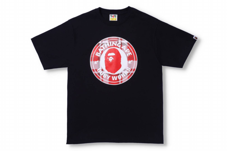 베이프(BAPE) CHECK GIFT BUSY WORKS TEE - 사이즈 & 후기 | 무신사