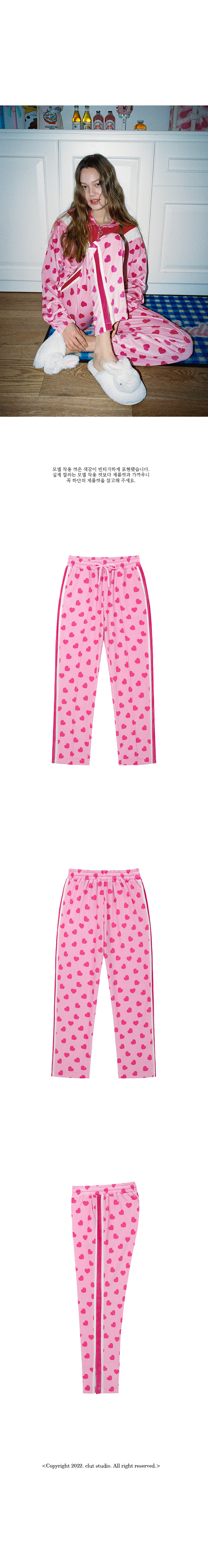 ☆送料・関税込☆CLUT STUDIO★0 3 heart velvet lining pants★ MUSINSA | CLUT STUDIO 0 3 Heart Velvet Lining Pants - Pink