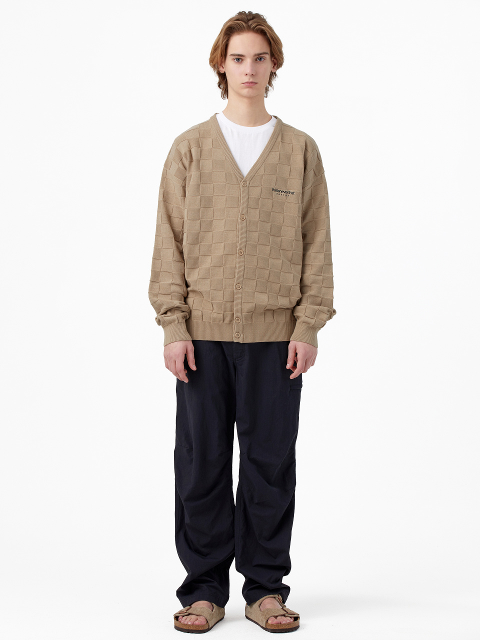 トップス thisisneverthat Reverse Block Cardigan MUSINSA | thisisneverthat® Reverse Block Cardigan Beige