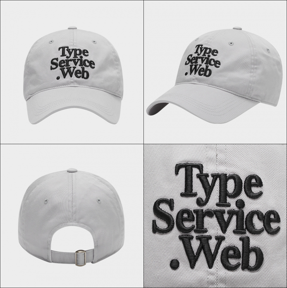 타입서비스(TYPE SERVICE) Typeservice Web Cap [Gray]