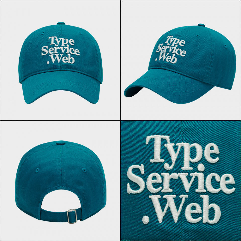 타입서비스(TYPE SERVICE) Typeservice Web Cap [Emerald Blue]