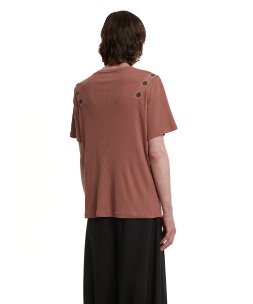 Button T-Shirt_Pink