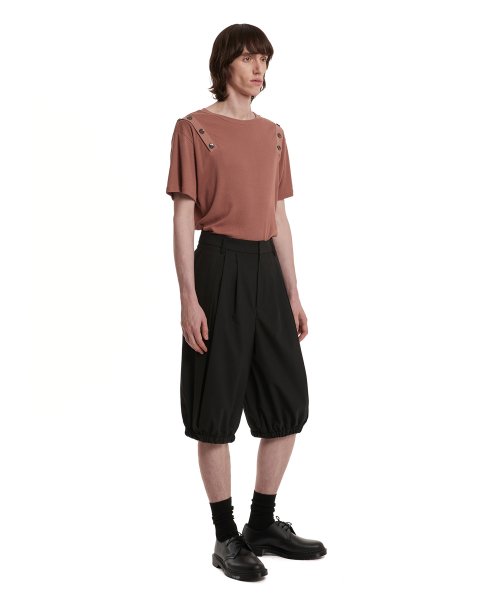 Button T-Shirt_Pink