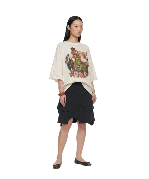 Crinkled T-shirt_White