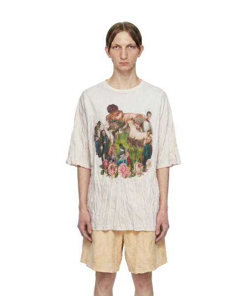 Crinkled T-shirt_White