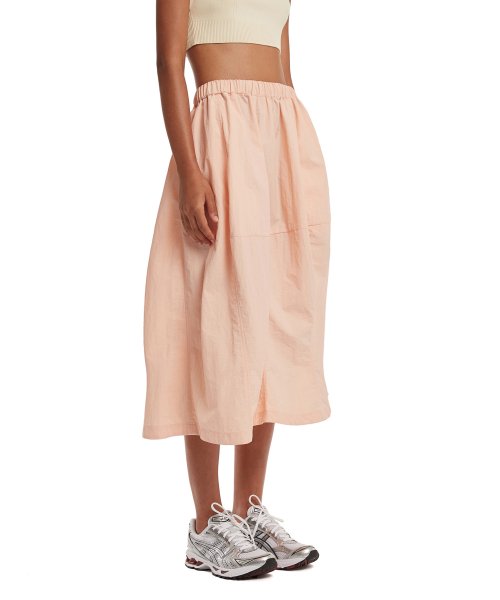Asymmetric Skirt_Pink