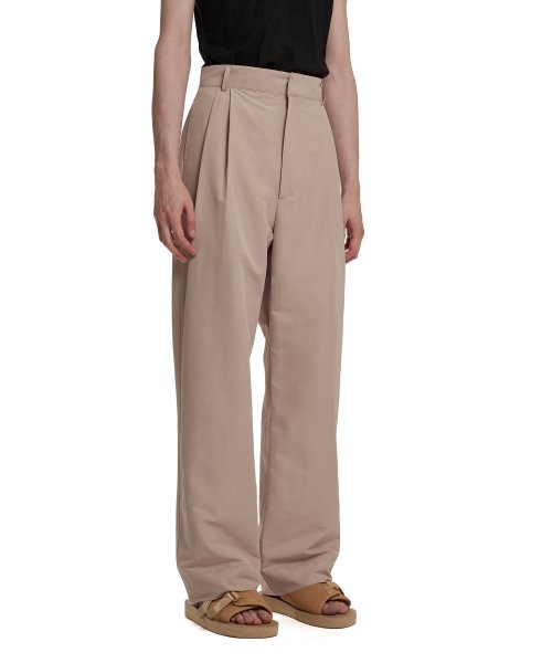 Wide-Leg Trousers_Beige