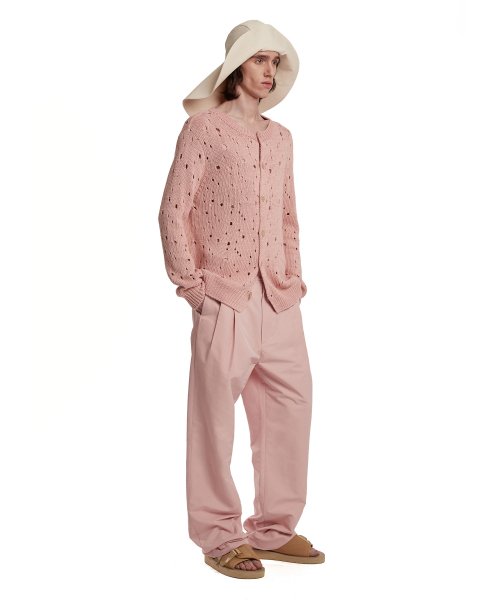 Destroyed Cardigan_Pink