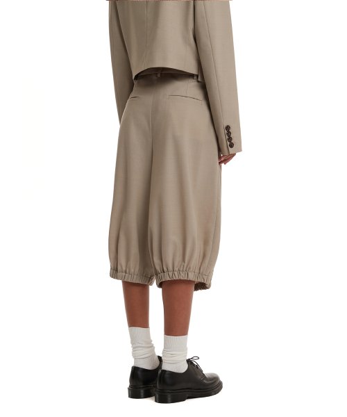 Ballooned Short_Beige
