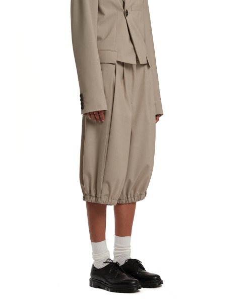 Ballooned Short_Beige