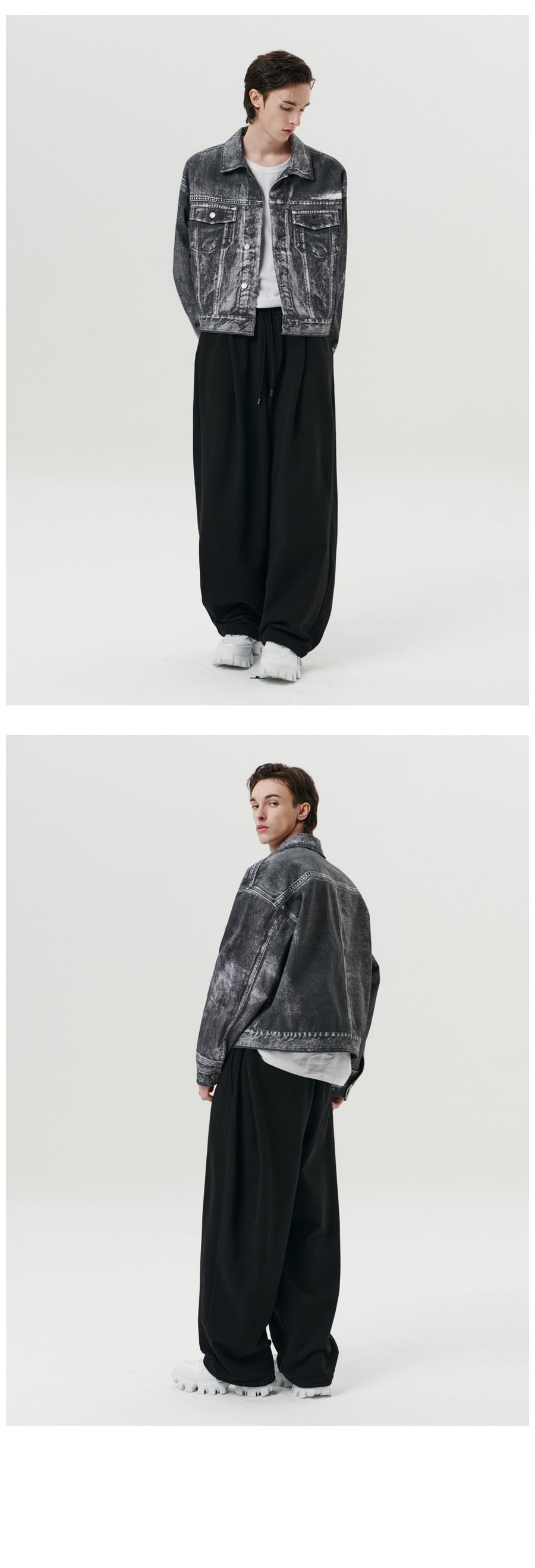 【DNSR】Deep Three Tuck Training (Grey) MUSINSA | DNSR Deep Three-Tuck Training (Black)