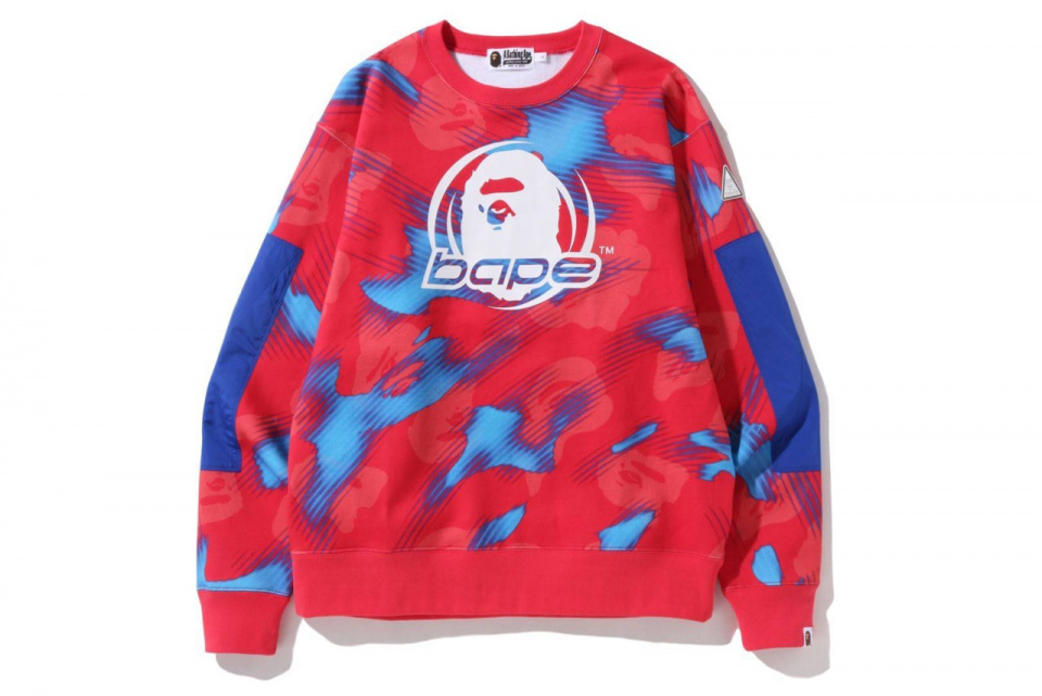 베이프(BAPE) STROKE CAMO RELAXED FIT CREWNECK - 498,000 | 무신사 스토어