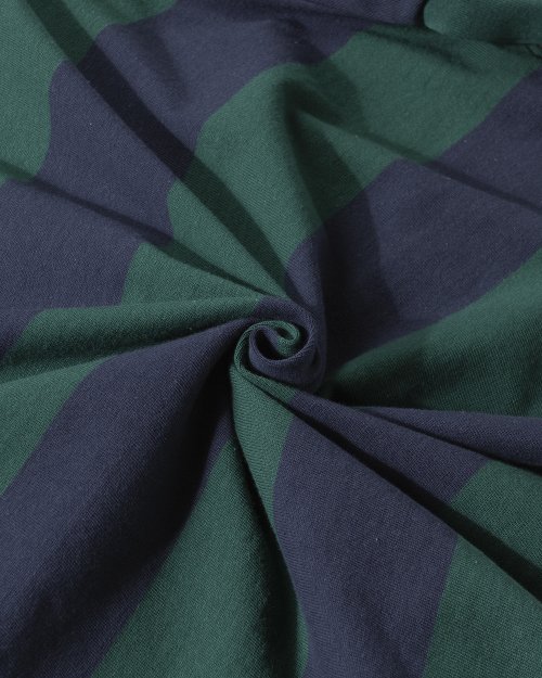 ASI STRIPE RUGBY SHIRT NAVY GREEN