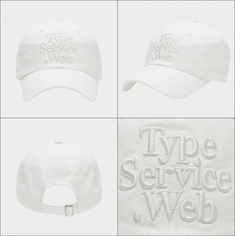 타입서비스(TYPE SERVICE) Typeservice Web Cap [Off White]