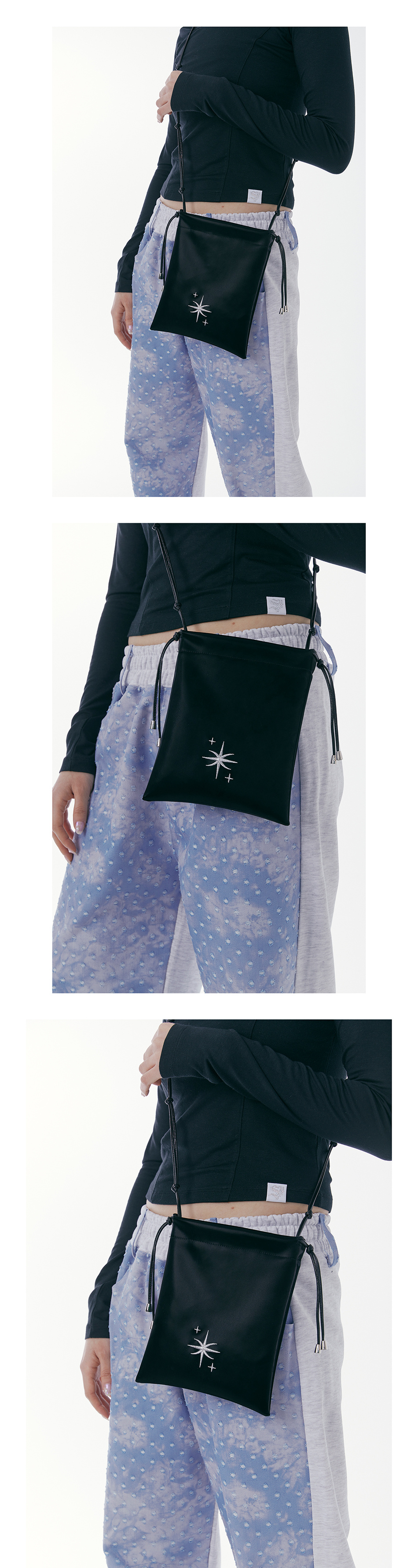 셋업이엑스이(SETUP-EXE) Mini cross Bag [Black] - 사이즈 & 후기 | 무신사