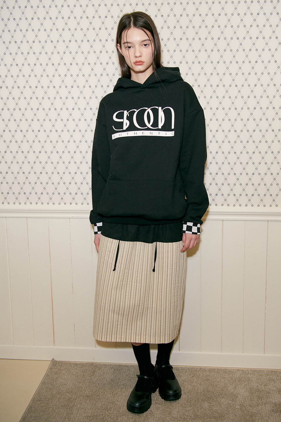 MUSINSA | SINOON AUTHENTIC LOGO HOODIE