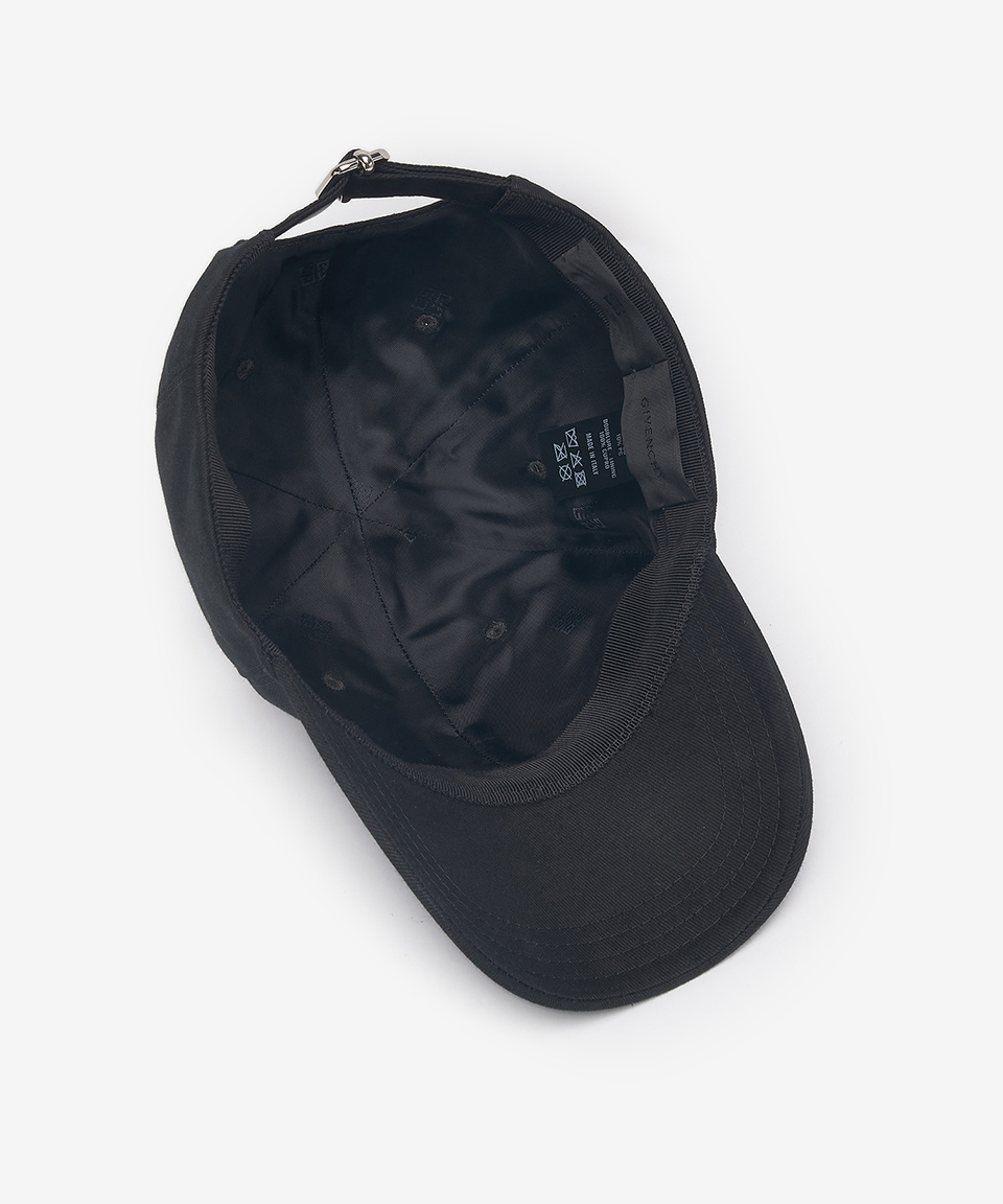 MUSINSA | GIVENCHY 4G Twill Ball Cap - Black / BPZ022P0C4001