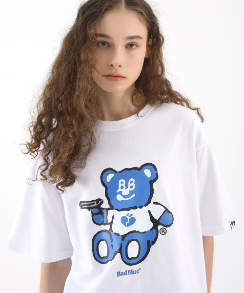BadBear Graphic Tee White