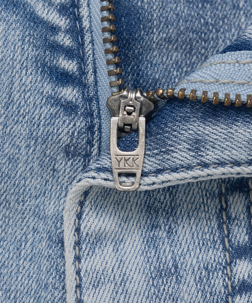 [Cool]10oz wide light blue denim pants