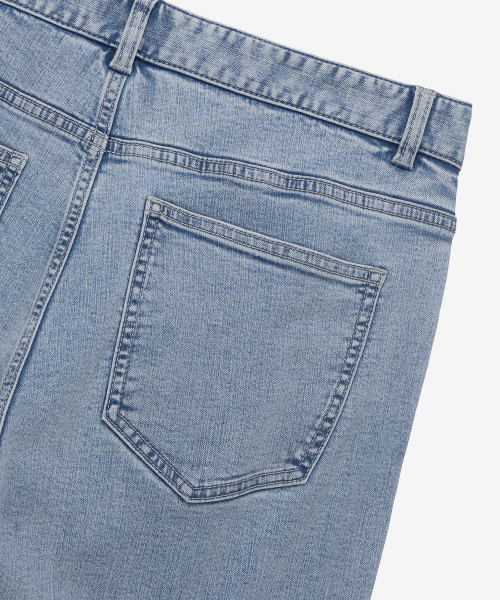 [Cool]10oz wide light blue denim pants