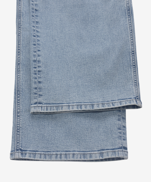 [Cool]10oz wide light blue denim pants