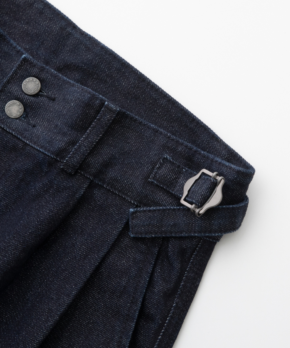 パンツ Another office Santiago denim pants 01 Santiago Denim Pants (Black) - 어나더오피스