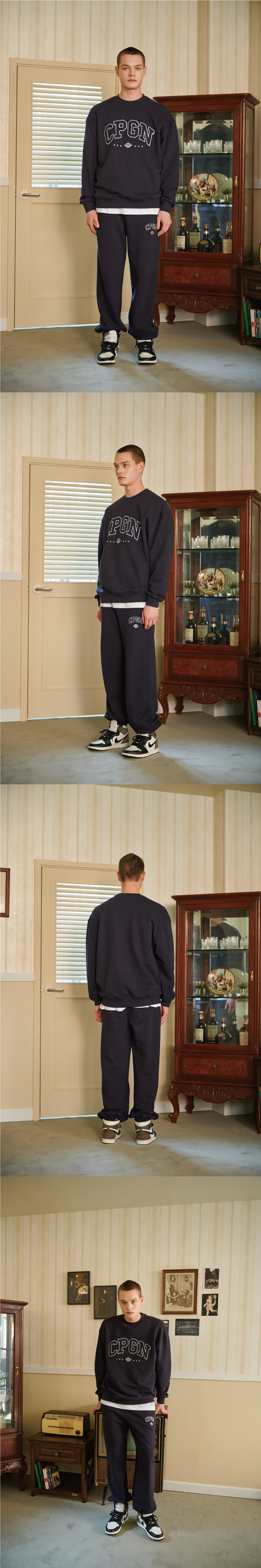 SAN DIEGO EMBROIDERY BALLOON JOGGER PANTS