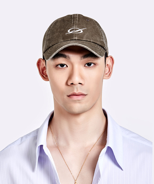 WASHED LOGO CAP - BROWN