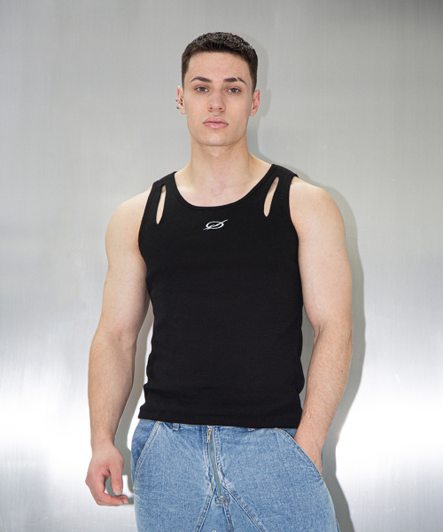 Devils laugh sleeveless - Black