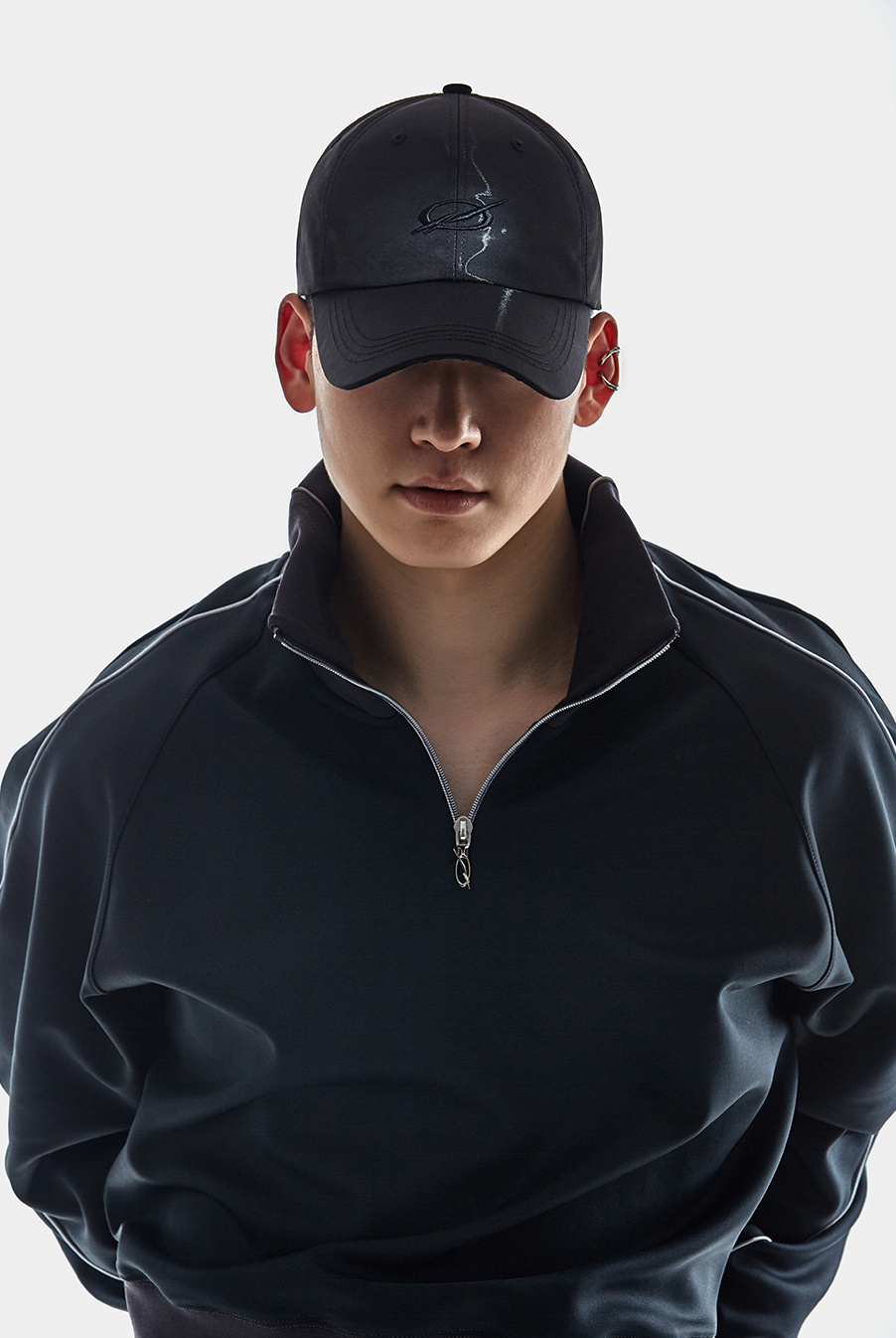 51퍼센트(51PERCENT) SHINY LOGO EMBROIDERY CAP - BLACK - 사이즈 & 후기 | 무신사