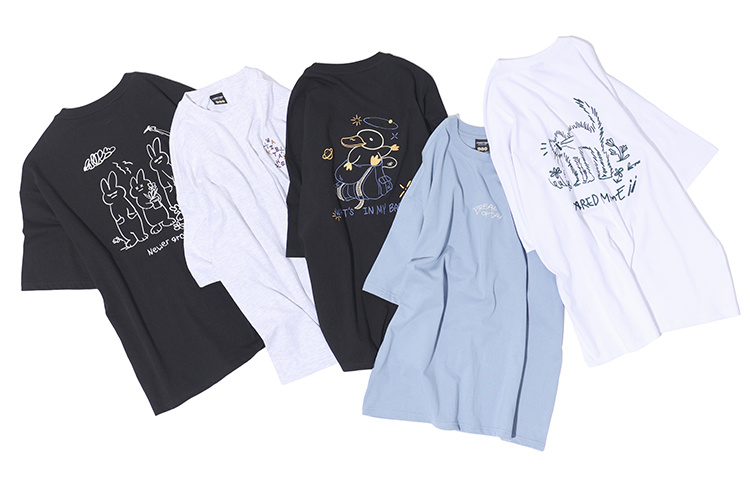 DONT CRY TEDDY SHORT SLEEVE TEE - 4 COLORS BLACK