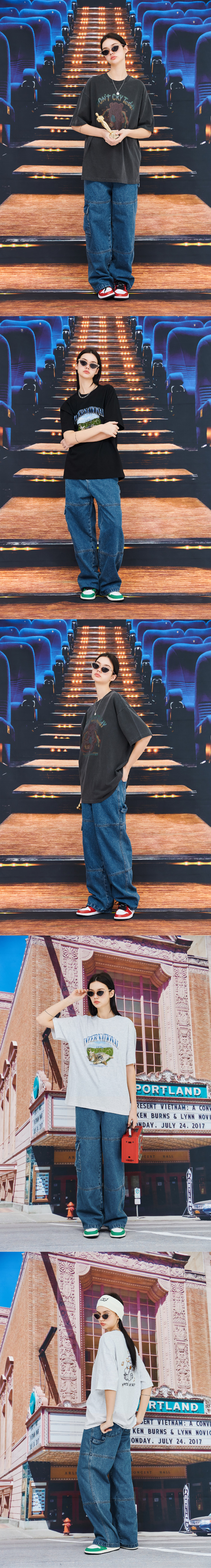 CARPENTER CARGO PANTS - 3 COLORS BLUE