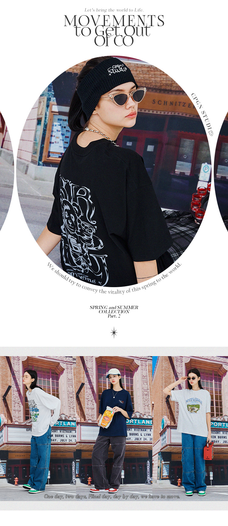 【CPGN STUDIO】Find Acorn Embroidery Short Sleeve T-shirt CPGN STUDIO】Find Acorn Embroidery Short Sleeve T-shirt