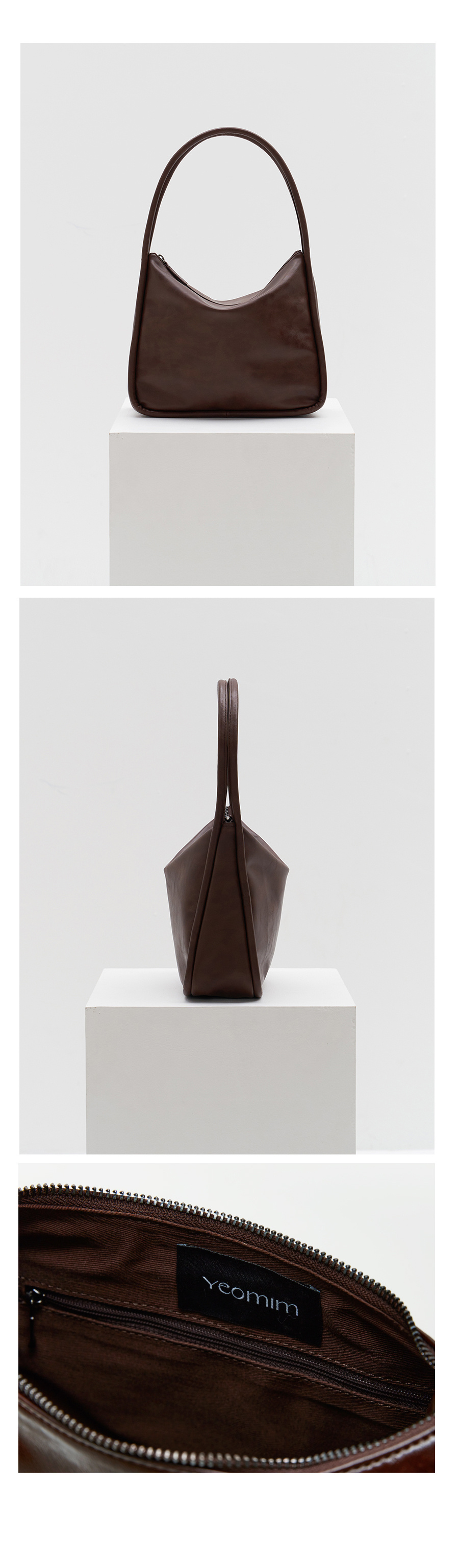 【YEOMIM】★人気★韓国★ridge bag★choco brown 29th Restock] Ridge Bag (choco brown) - YEOMIM