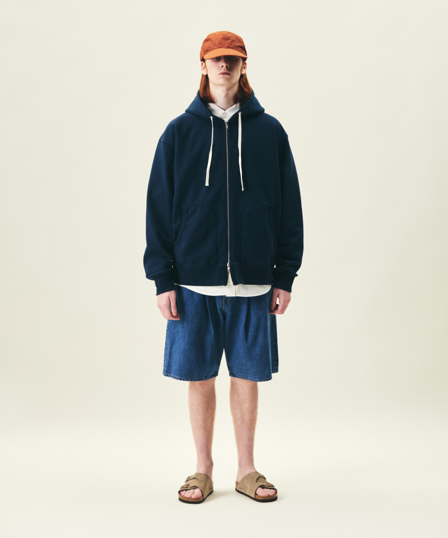 Heritage Heavy Weight Zip Hoodie Grey 상세 이미지 5