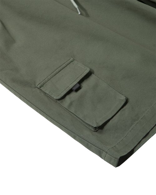 ANOTHER POCKET HALF PANTS_OLIVE