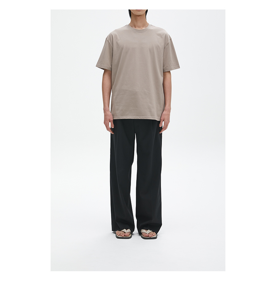 Tシャツ・カットソー COOR [2PACK] SUPIMA Cotton T-shirt 5SH024 MUSINSA | COOR SUPIMA COTTON SEMI-OVERSIZED T-SHIRT (MOCHA)