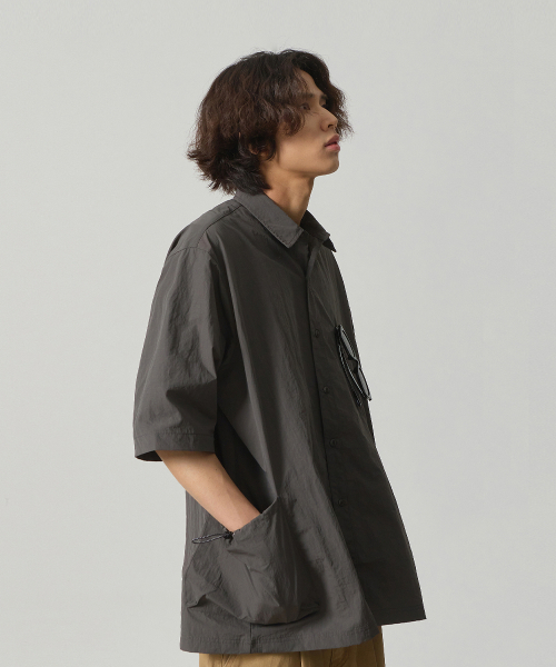 RELEXFIT COMFORT SHIRT_DARK GRAY