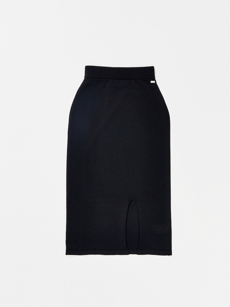 빌보드스타일(BILLBOARDSTYLE) Side Slit Knit Skirt_Black